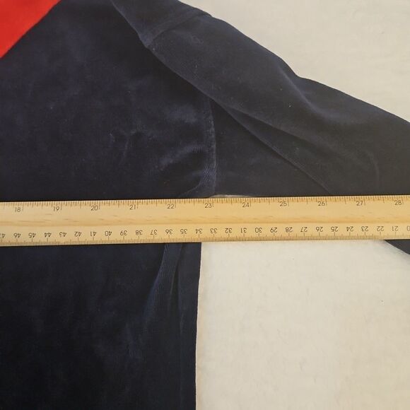 Tommy Hilfiger Sport Dropped-Shoulder Crewneck Velour Sweater Dress Womens Med - Picture 6 of 7